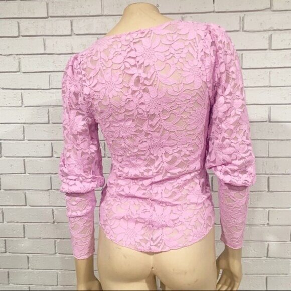 Free People Women’s Long Distance Layering Top in Flower Trail - Size Medium - Picture 7 of 11